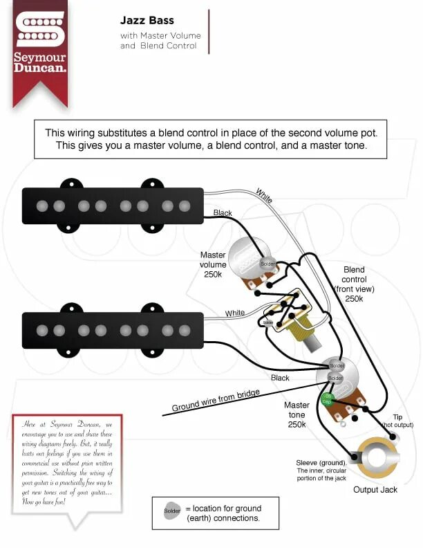 Распайка пресижн бас Stack knob Jazz Bass TalkBass.com