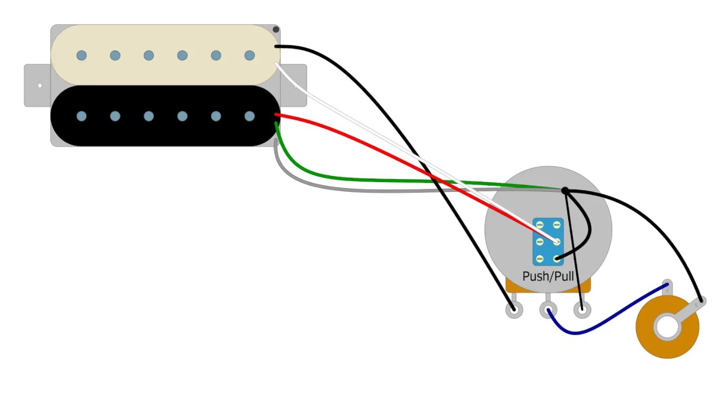 Распайка push pull Parallel Push Pull Pot Wiring Diagram