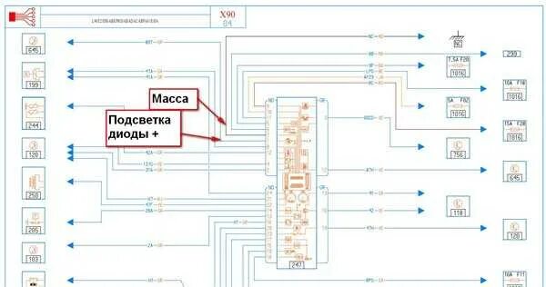 Распайка щитка приборов логан 1 Схема панели приборов duster - Renault duster схема панели приборов. Автоновости