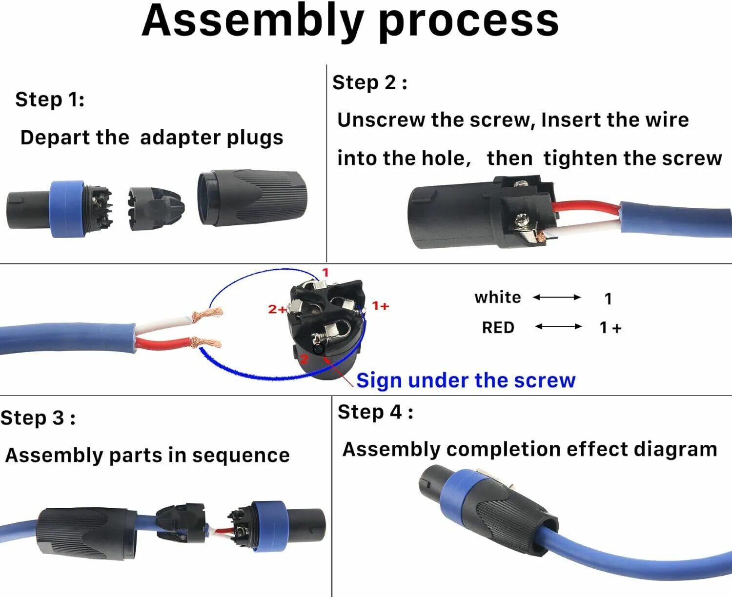 Распайка спикона колонки Купить 4pcs NL4FX 4 pole Locking SpeakON Cable Connector Replacement for Neutrik