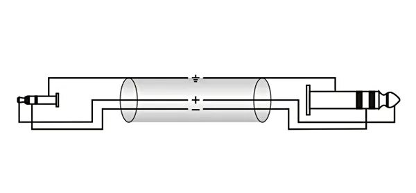 Распайка стерео джека 6.3 мм Kabel insertowy Jack 3.5 stereo/Jack 6.3 stereo 3m - 7551978132 - oficjalne arch