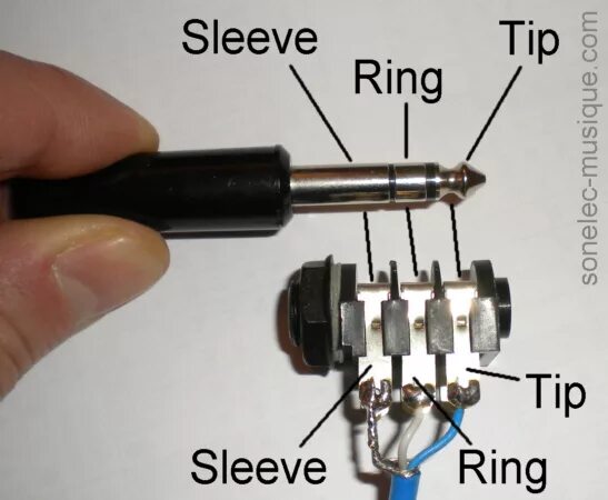 Распайка стерео джека 6.3 мм Гнездо 3 5 jack распиновка фото АвтоБаза.ру