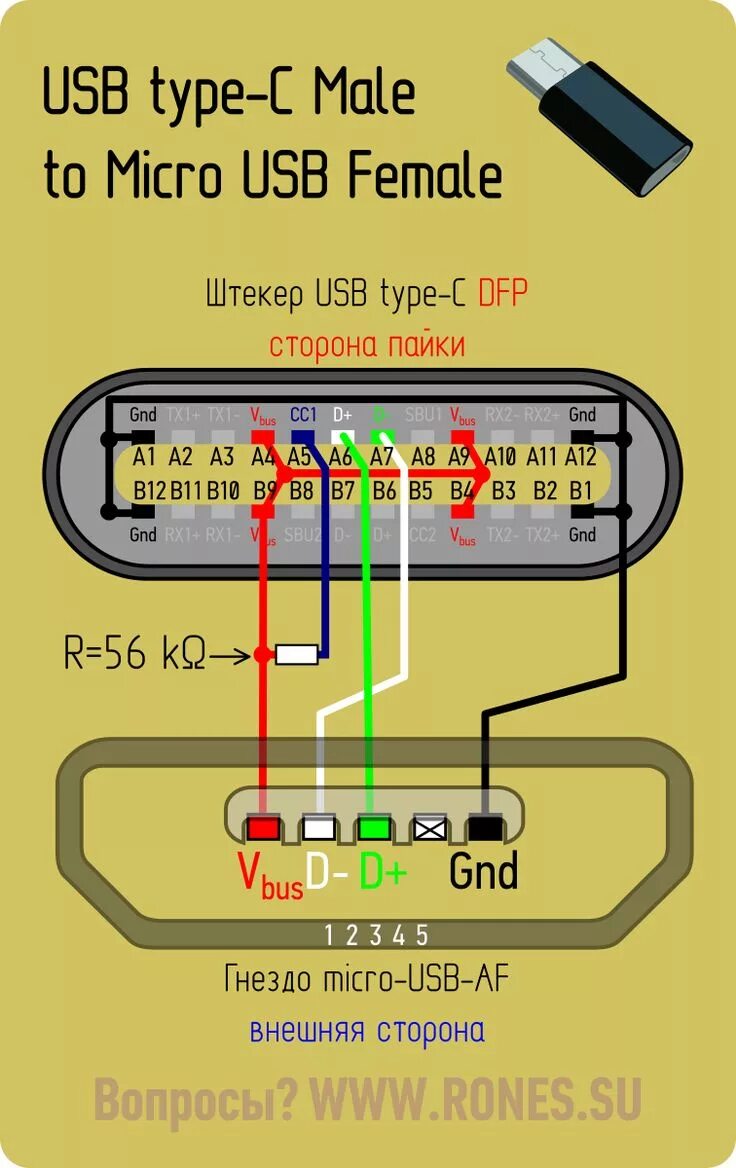 Распайка тайп с USB 3.1 Type-C. Коротко и ясно Штекеры, Электротехника, Энергетические технологи