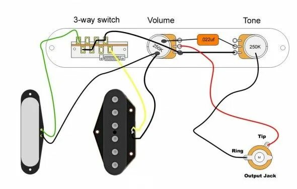 Распайка telecaster Telecaster Wiring Diagram