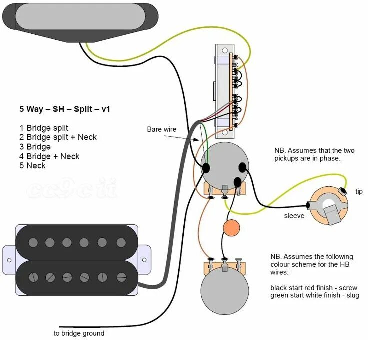 Распайка телекастера 3 позиции Pin on tone gitar