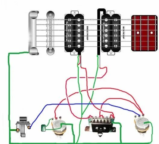 Распайка трехпозиционного переключателя электрогитары схемы распайки звукоснимателей - Фотография 1 из 18 ВКонтакте