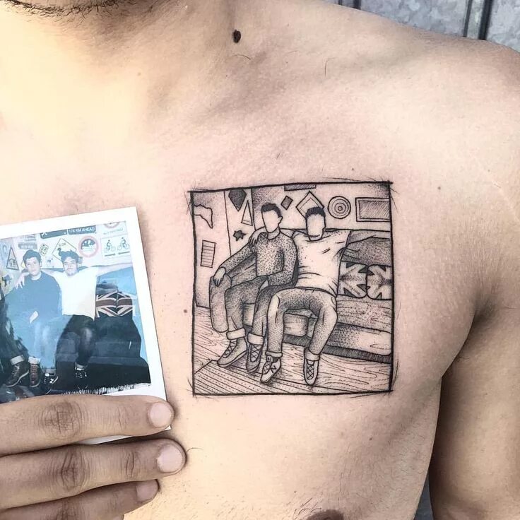 Распечатанные фото тату Friendship on a Polaroïd tattoo Bombayfoor (@bombayfoor) sur Instagram Tattoos, 