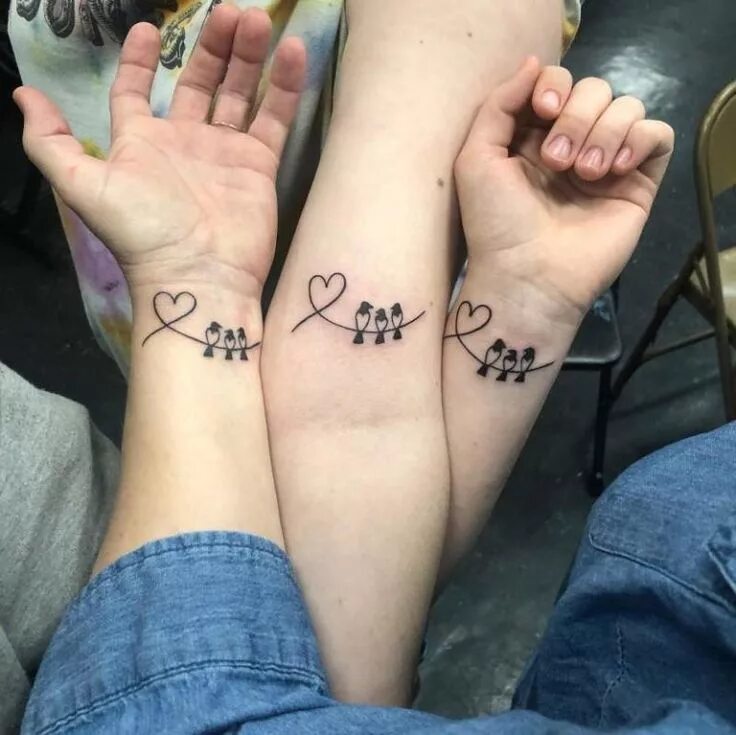 Распечатанные фото тату 60 Mother Daughter Tattoos for Mothers Day 2024 that zaps this moment Tattoos fo