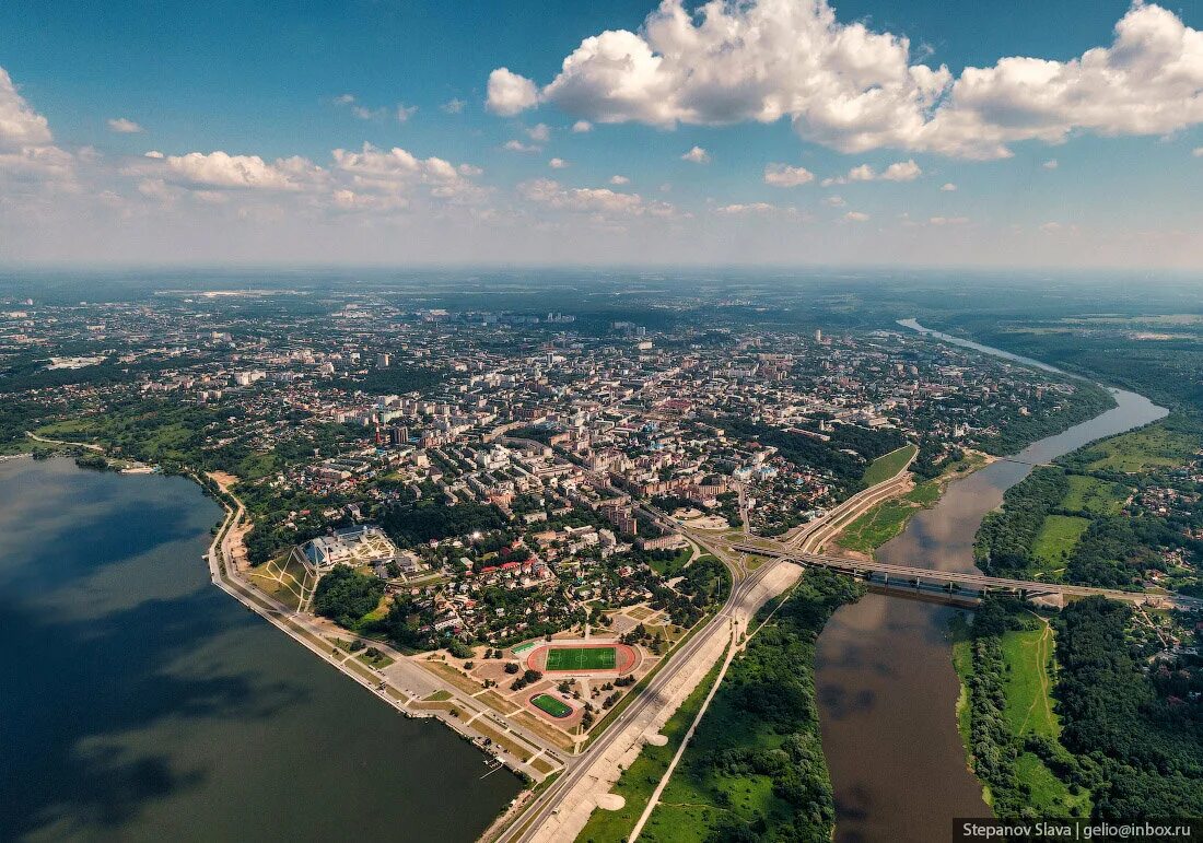 Распечатать фото калуга Калуга с высоты - город Циолковского Gelio Слава Степанов Дзен