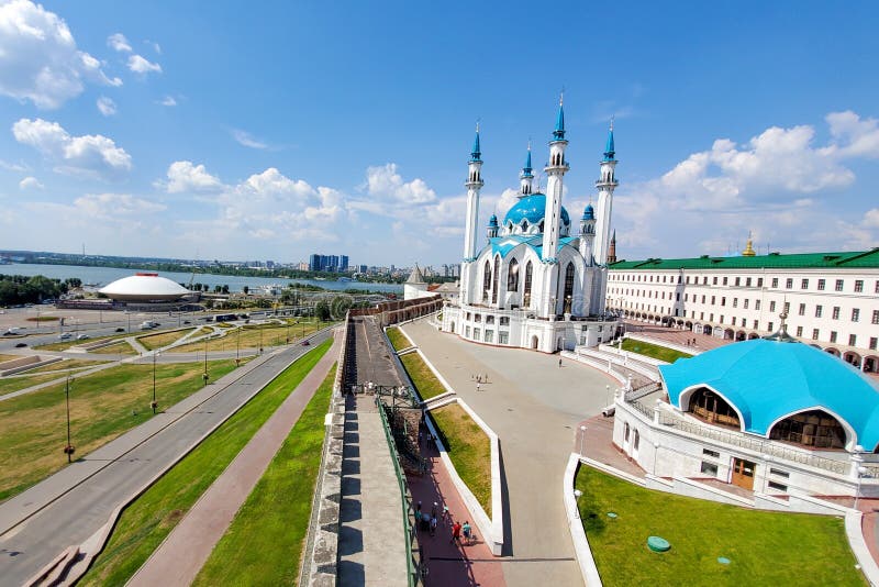 Распечатать фото казань рядом со мной KAZAN, RUSSIA - July 2021: Interior of the Kul Sharif Mosque in the Kazan Kremli