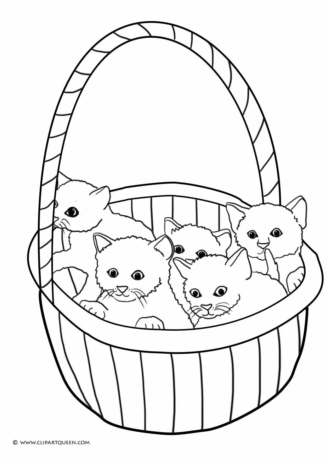 Распечатать фото котиков рисовать Kittens coloring, Cat coloring page, Kitty coloring