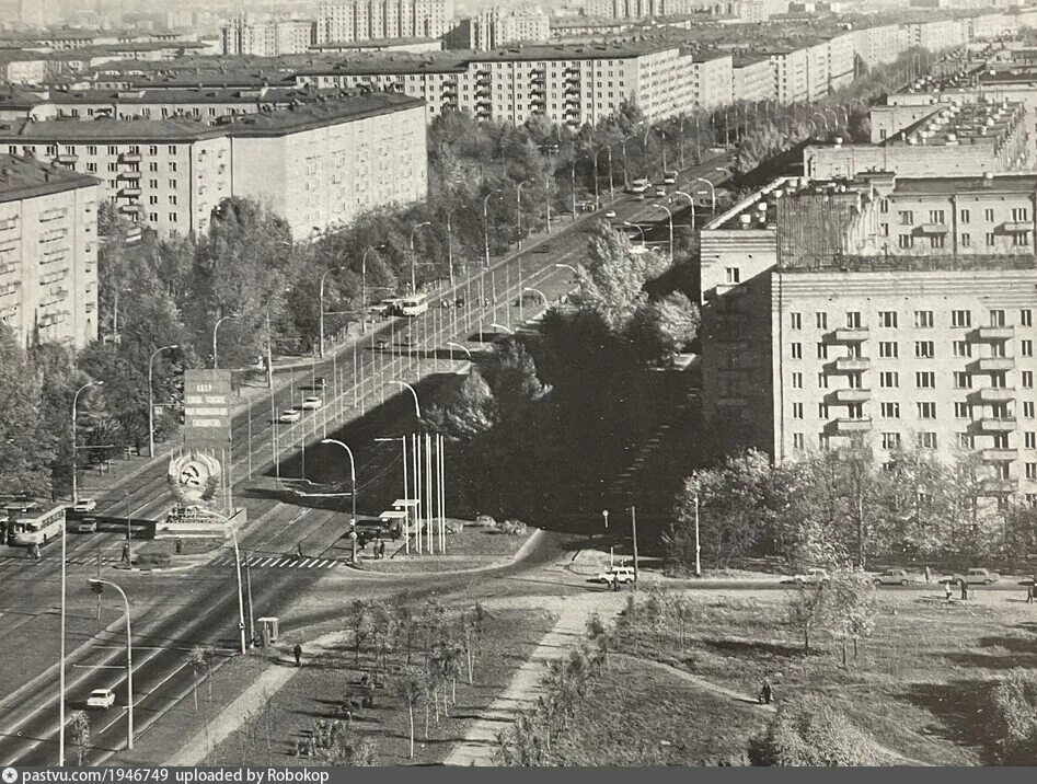 Распечатать фото ленинский Пересечение Ленинского проспекта и улицы Кравченко - Фотографии прошлого