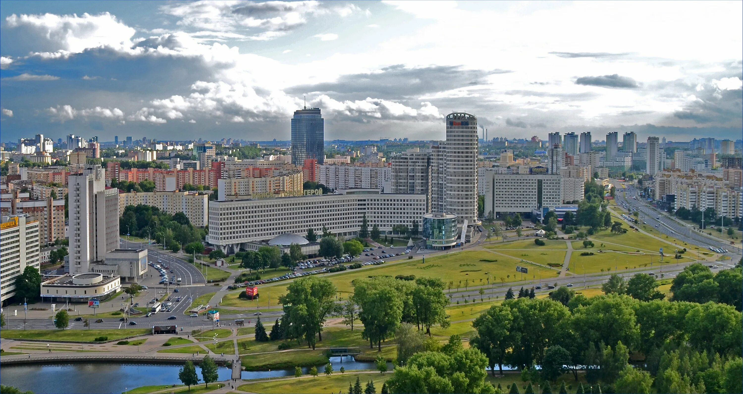 Распечатать фото минск Фото Вид на Минск с крыши гостиницы "Беларусь" на фотохостинге Fotoload