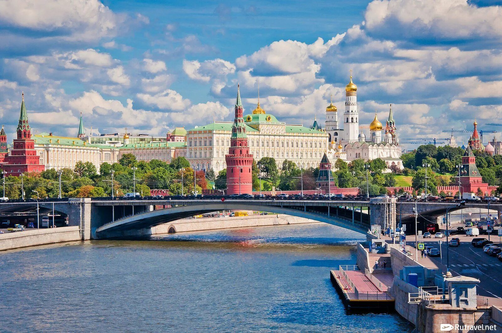 Распечатать фото россия Утро красит нежным светом стены древнего Кремля Clouds, White clouds, Canal