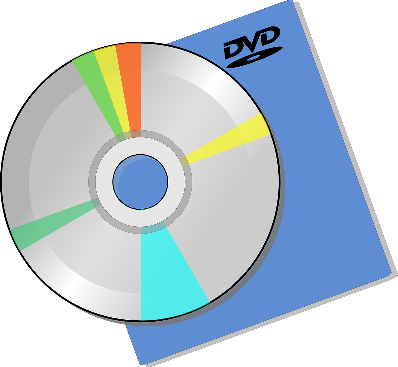 Распечатать фото с диска Cd-rom Disc Svg Vector File, Vector Clip Art Svg File - Dvd Clipart - (1280x1180