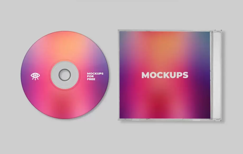 Распечатать фото с диска Plastic CD Case Mockup - Mockups For Free Mockup design, Cd cases, Design mockup