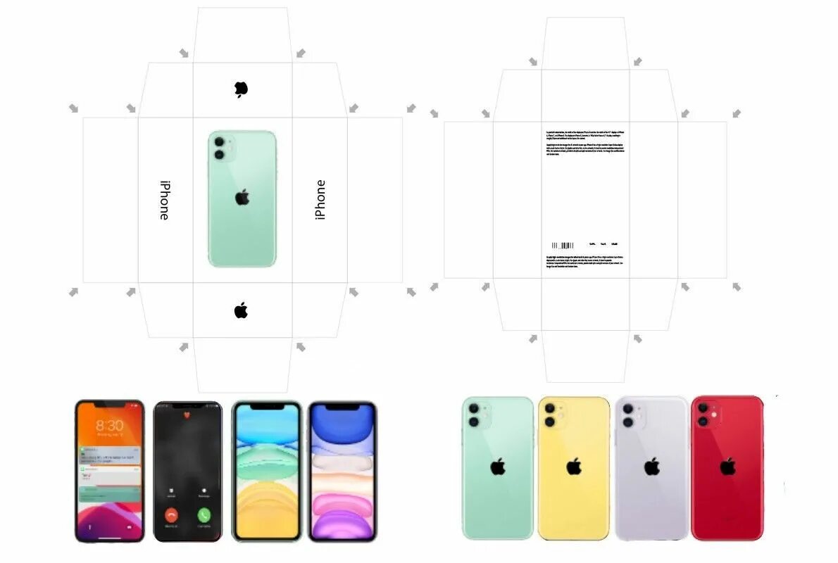 Распечатать фото с телефона на бумаге Iphone 11 Imprimibles para muñecas, Juguetes de papel, Manualidades para muñecas