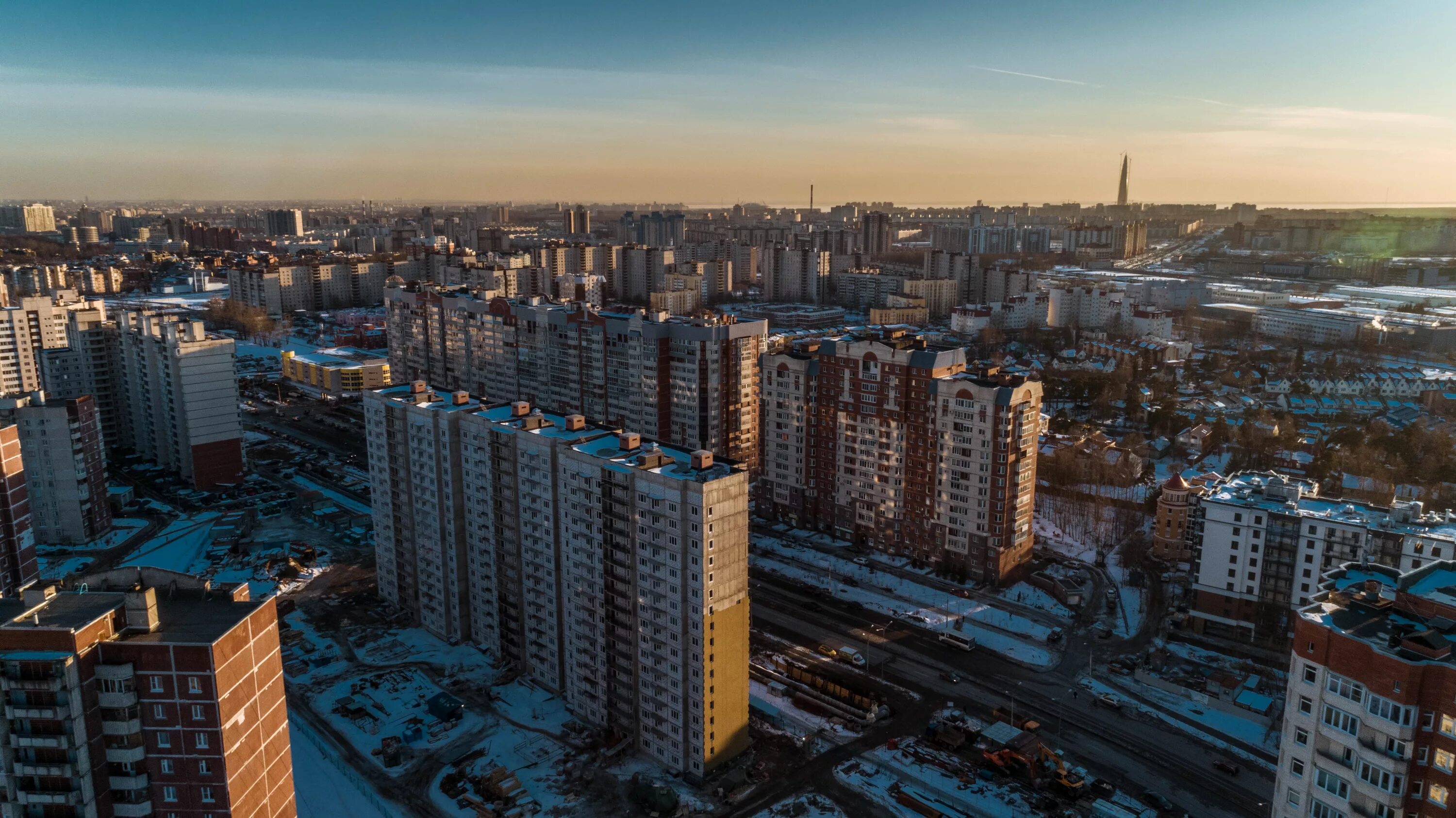 Распечатать фото спб приморский район Приморский район на закате - Фото с высоты птичьего полета, съемка с квадрокопте