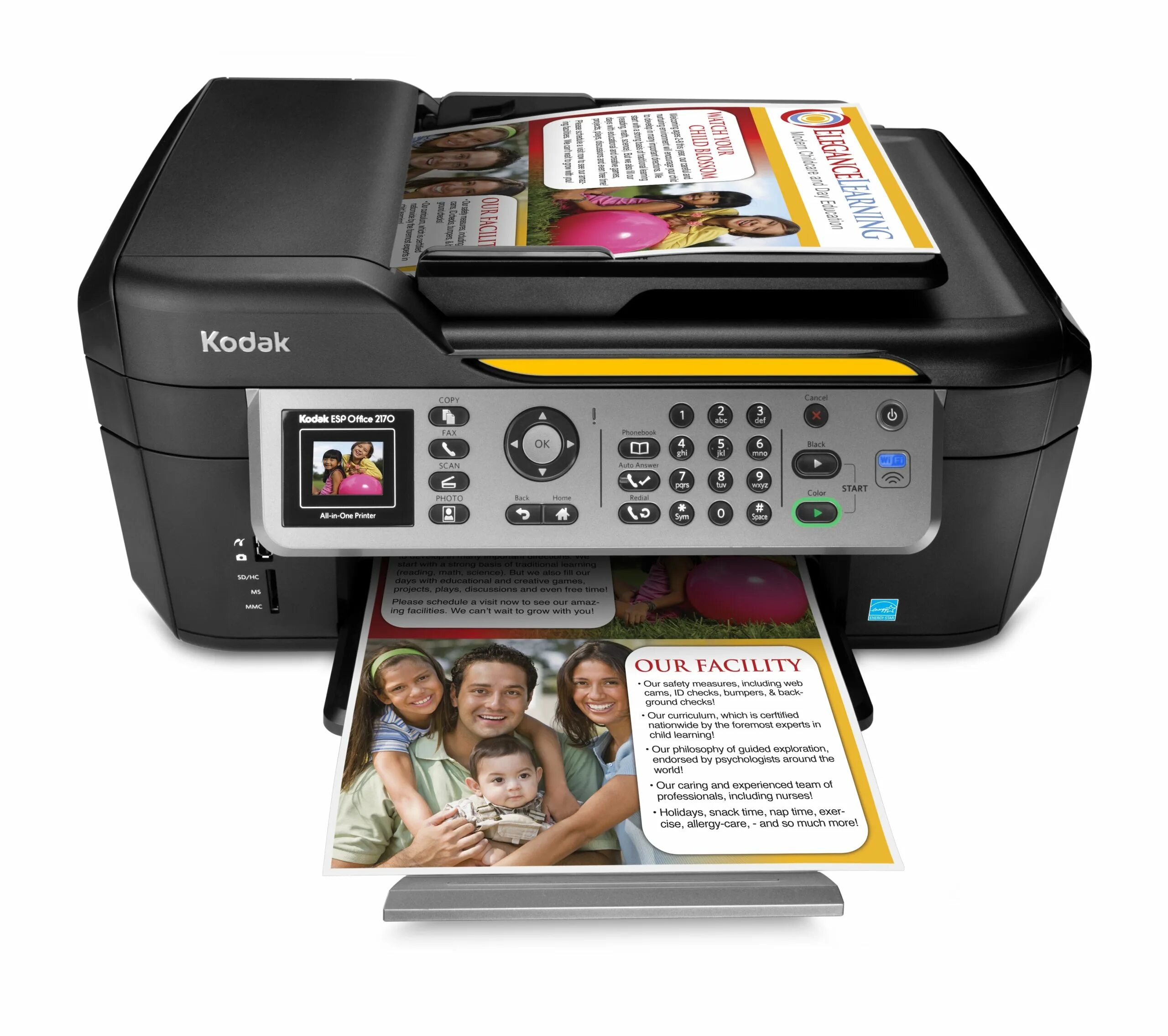 Распечатать фото цена спб Amazon.com: Kodak ESP 2170 All-in-One Printer : Office Products