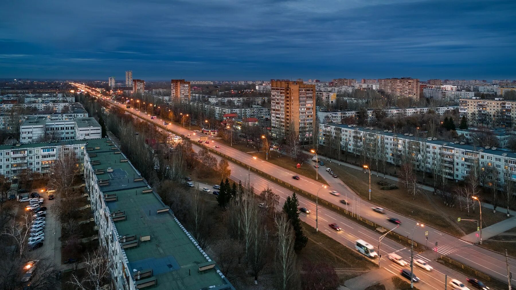 Распечатать фото тольятти автозаводский район Вечерний Тольятти с высоты. Часть 1. Автозаводский район. Ноябрь 2018: topbloger