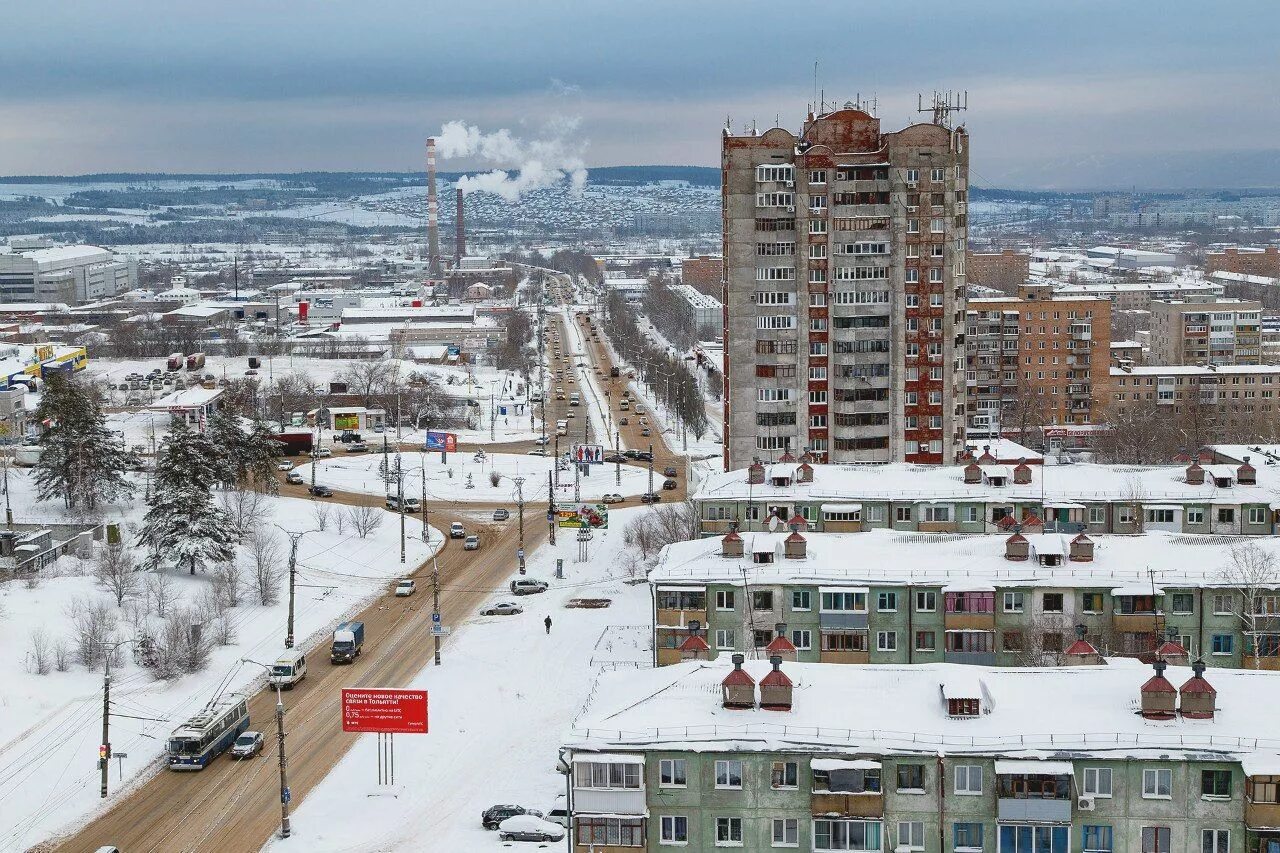 Распечатать фото тольятти комсомольский район Фото Олега Павлухина. Вид на Тольятти с высоты. Комсомольский район. Город, Вид