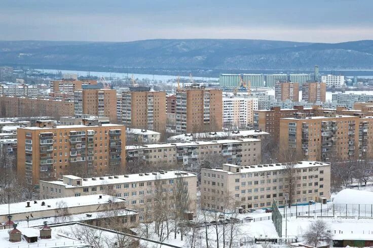 Распечатать фото тольятти комсомольский район Фото Олега Павлухина. Вид на Тольятти с высоты. Комсомольский район. Город, Вид,