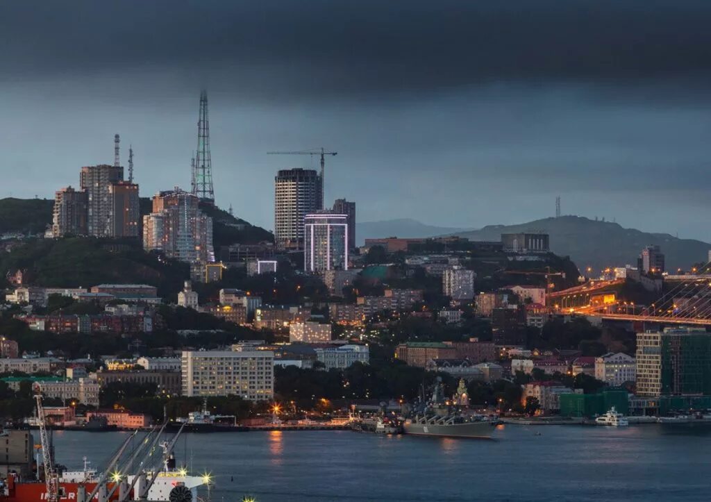 Gelio Степанов Слава Cable stayed bridge, Vladivostok, San francisco skyline