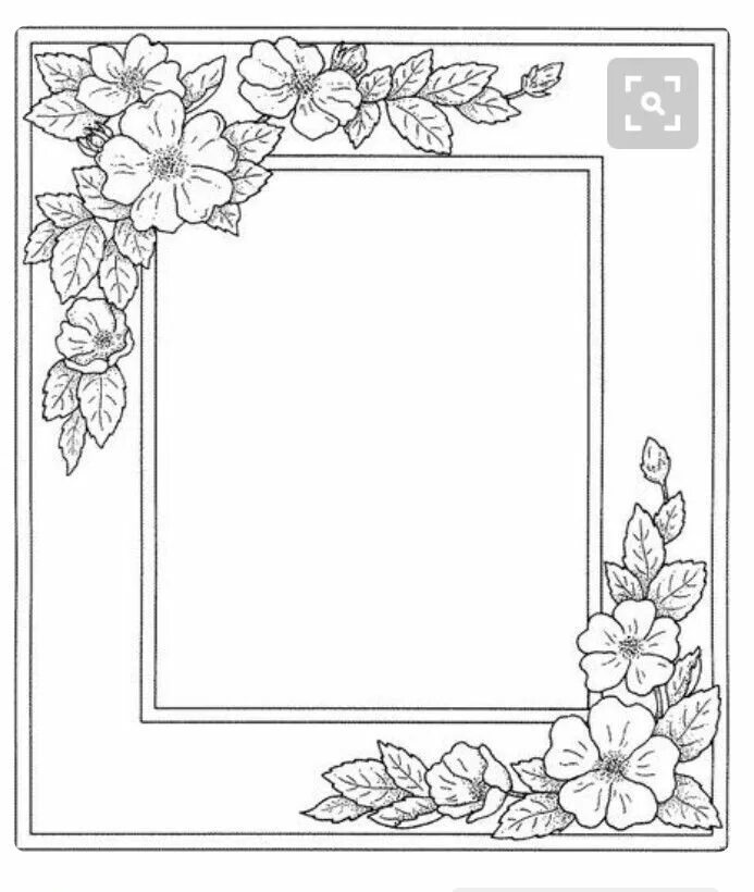 Распечатать красивое оформление Pin by Bryan on manualidades nuevas Printable flower coloring pages, Flower colo