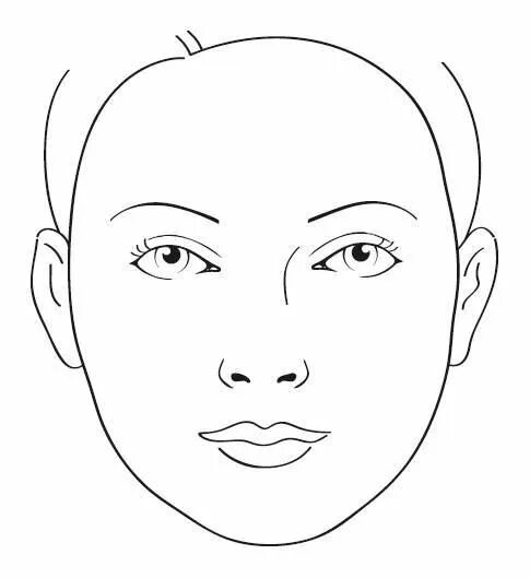 Распечатать лицо для макияжа Pin on fotos de personagens para marcar no aplicativo Makeup face charts, Face c