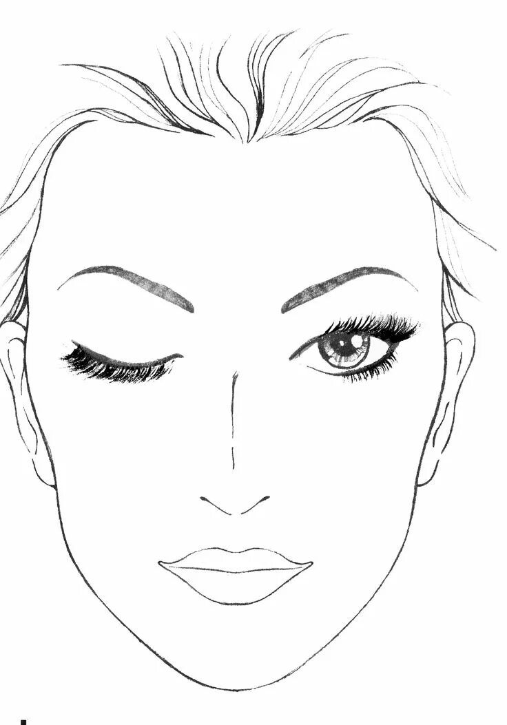 Распечатать лицо для макияжа Makeup face charts, Makeup drawing, Mac face charts