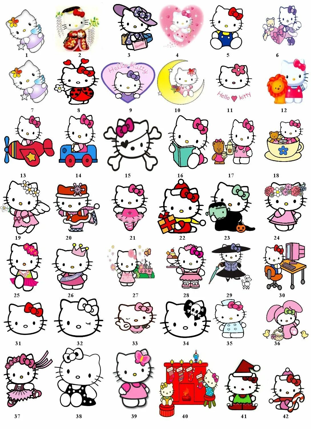 Распечатать маленькие фото Pin op ✦ Sanrio