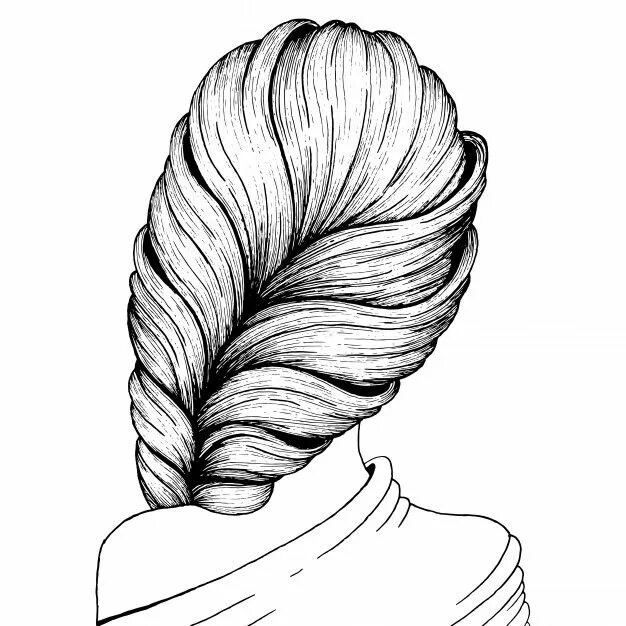 Распечатать прически для девочек Hairstyle Ink Drawing Drawings, Ink, Hair styles