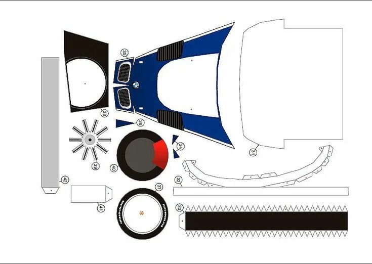 Распечатать самоделки Бумажные модели, Бумага, Автомобили