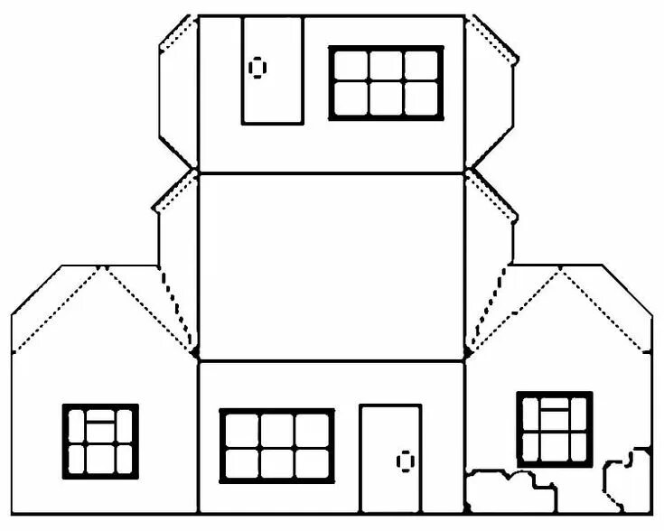 Распечатать схему дом шаблон кубика из бумаги распечатать: 5 тыс изображений найдено в Яндекс.Картинка