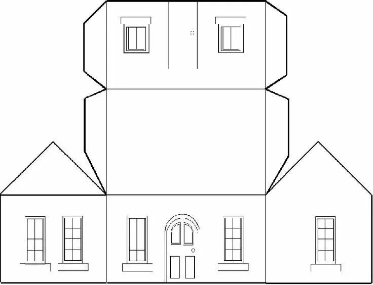 Распечатать схему дом шаблоны домиков из бумаги распечатать - Яндекс: нашлось 4 млн результатов Paper 