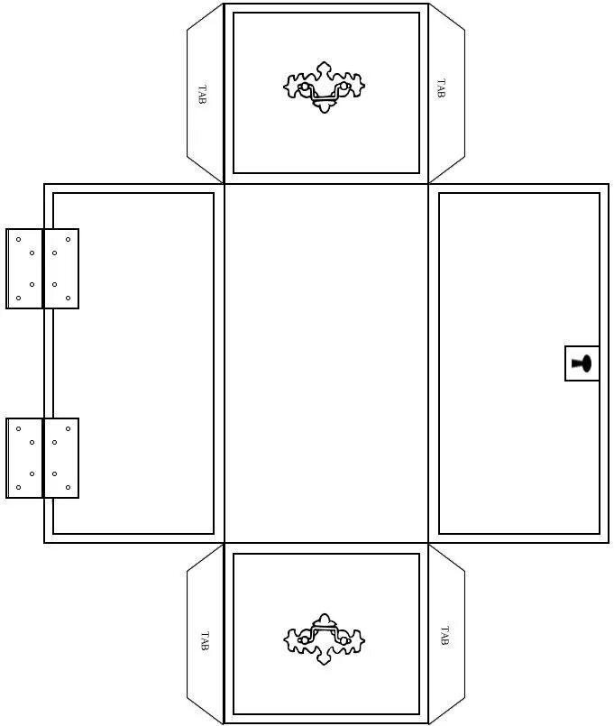 Распечатать своими руками схемы template Scatole di cartone, Scatole, Insegnamento della lettura