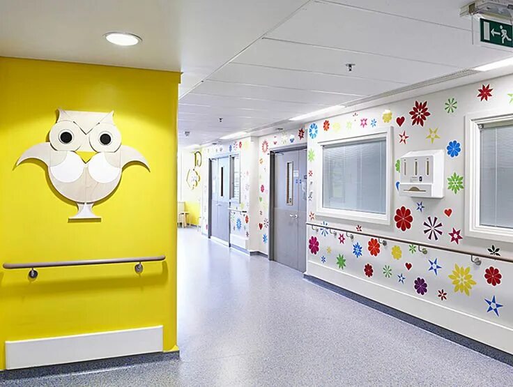 Распечатать центры детский сад оформление 15 Artists Collaborate To Make London Children’s Hospital Cozier For Kids in 202