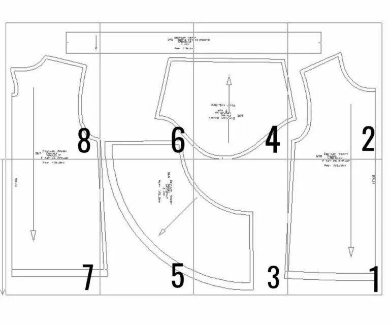 Распечатать выкройку бесплатно на а4 Как склеить выкройку А4 - блог LaForme Выкройки, Блог, Мастер-класс