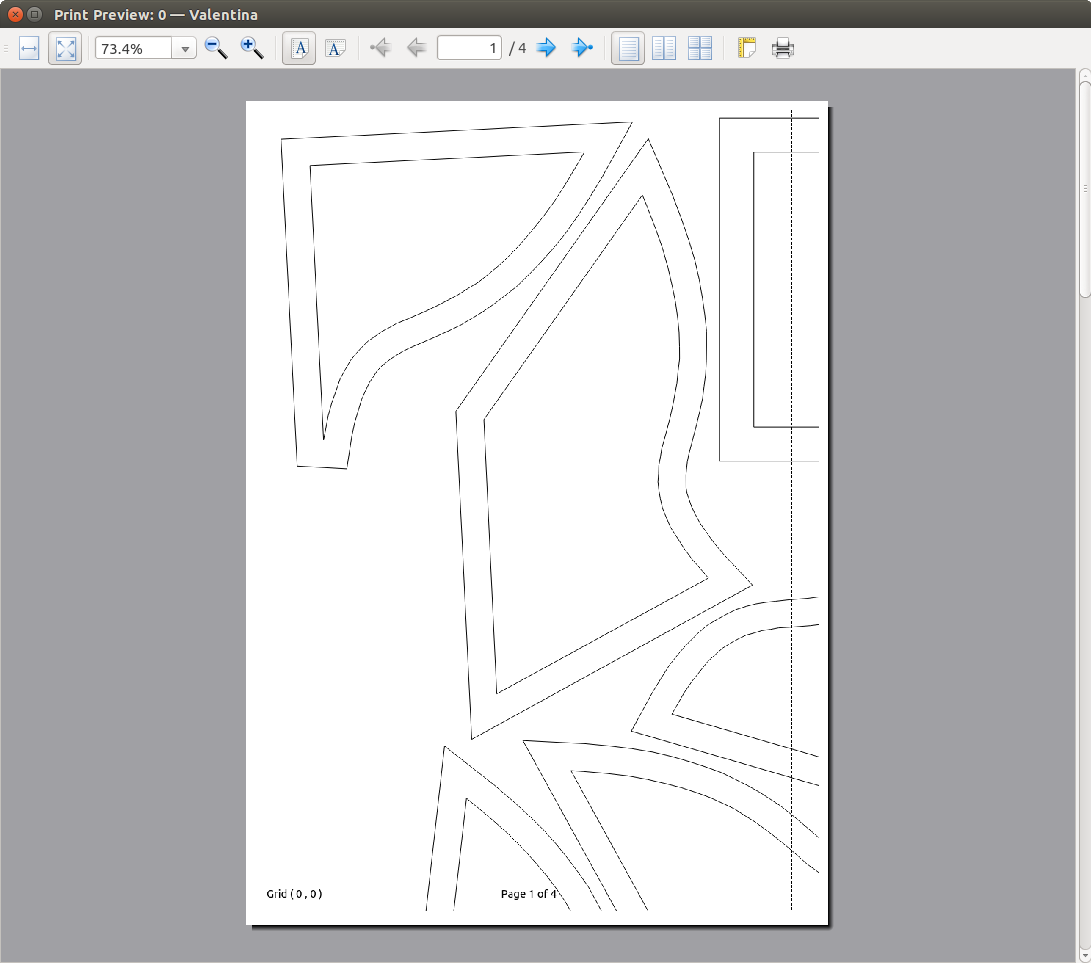Распечатать выкройку бесплатно на а4 Блог проекта Valentina: Печать выкроек 2.