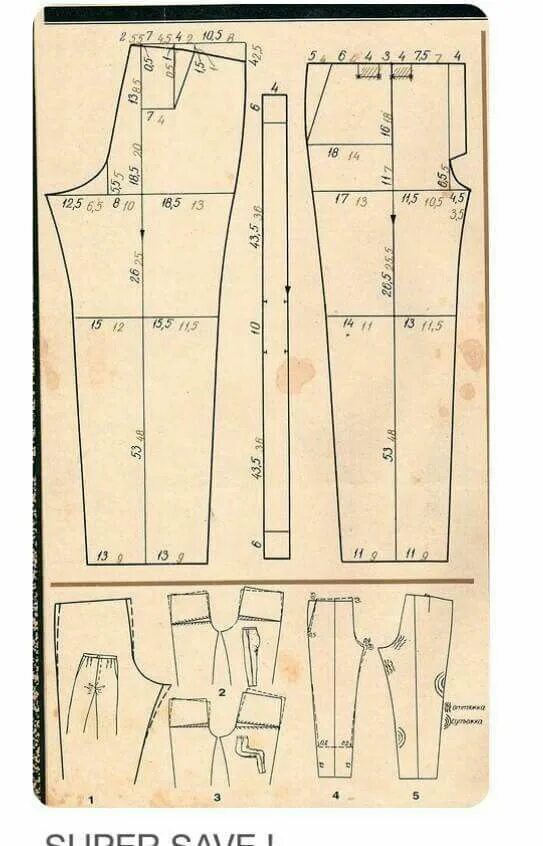 Распечатать выкройку брюк бесплатно Пин на доске Men's Выкройки, Узорчатые брюки, Выкройка брюк