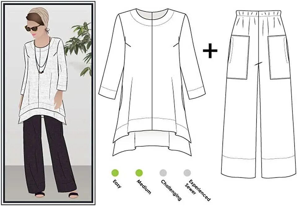 Распечатать женские выкройки Amazon.com: Tina Givens Sewing Patterns