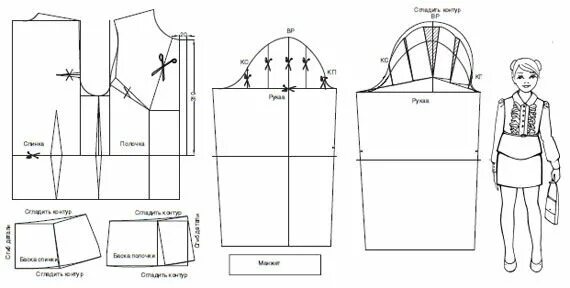 Распечатать женские выкройки Выкройка блузы. WomaNew.ru - уроки кройки и шитья! Выкройки, Выкройка брюк, Поло