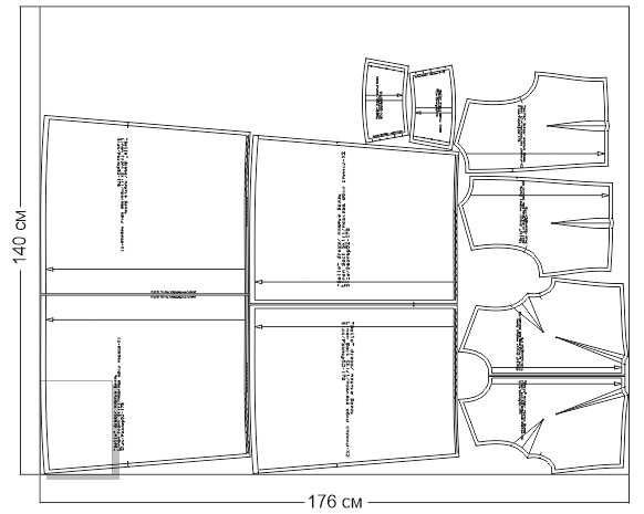 Распечатка выкроек Платье "Белль". Инструкция по пошиву и печати выкроек Шить просто - Выкройки-Лег