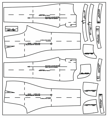 Распечатка выкроек Брюки-сигареты. Инструкция по пошиву Шить просто - Выкройки-Легко.рф
