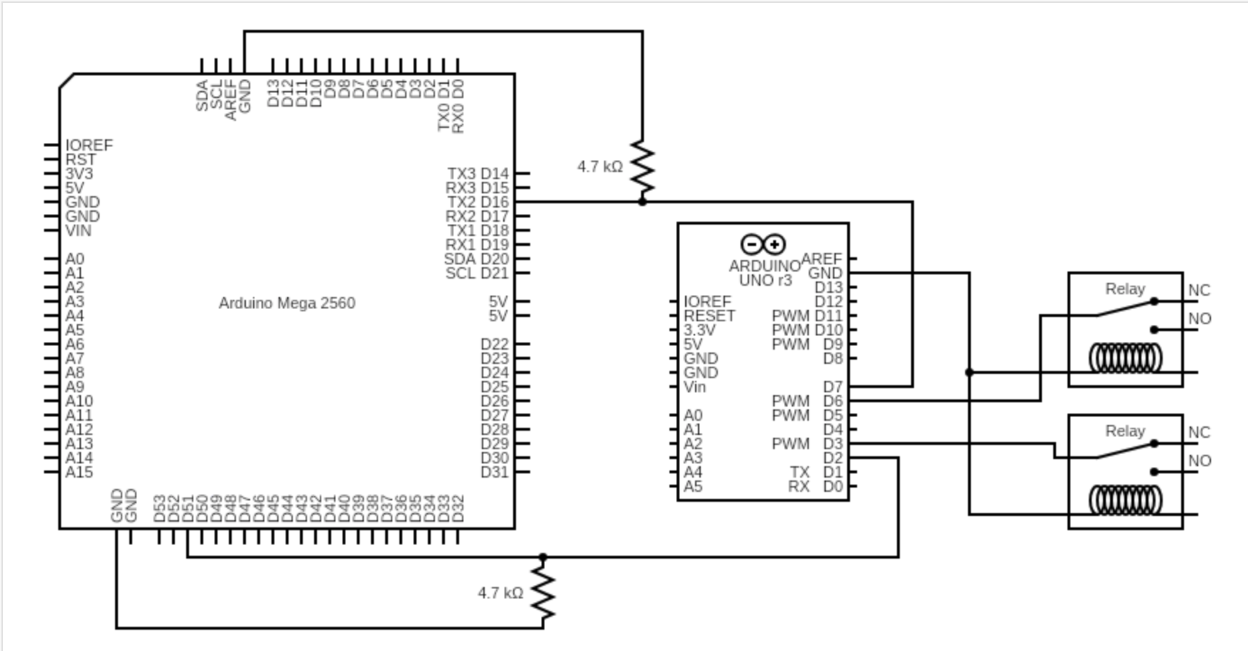 Распиновка 2560 microcontroller - Arduino Mega output at 2.5 V and how to pull down? - Electrica