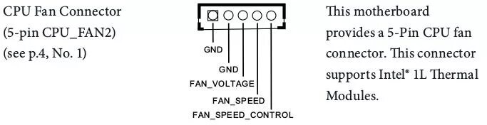 Распиновка 4 pin 5 pin fan header - ASRock Forums