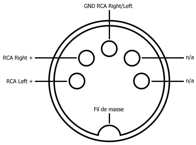 Распиновка 5 контактного Схемы распайки аудио кабелей