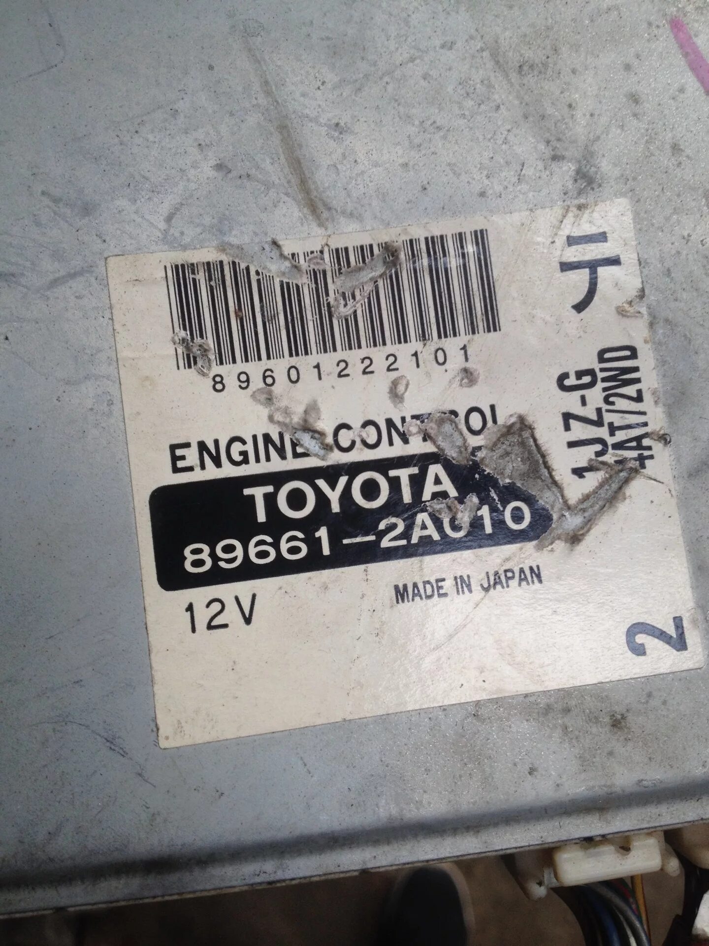 Распиновка 89661 89661-2a010 мозги и коса - Toyota Chaser (100), 3 л, 1999 года запчасти DRIVE2