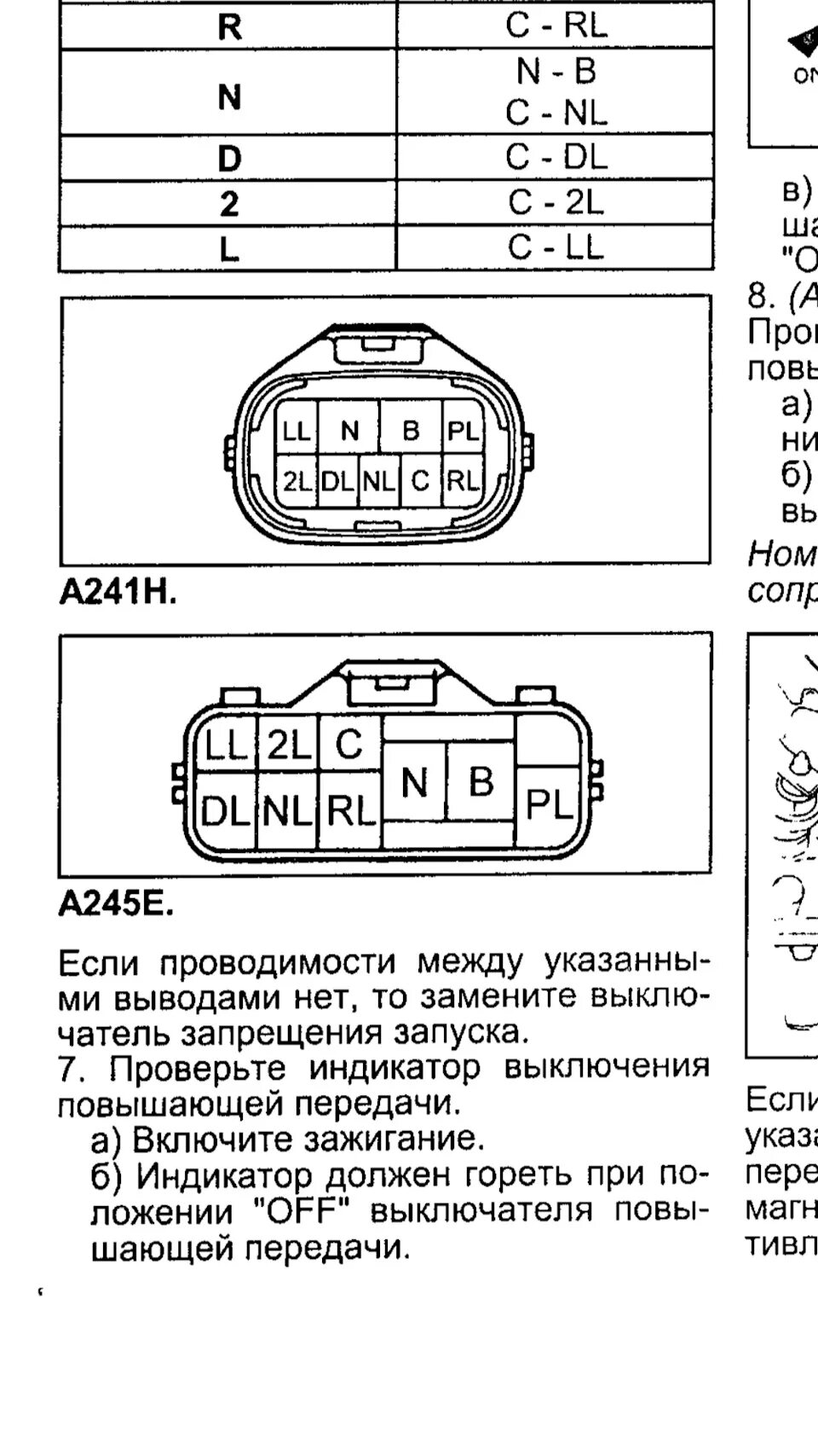 Распиновка акпп 08 - Замена АКПП a240l на a245e - Toyota Corolla (110), 1,8 л, 1999 года просто 