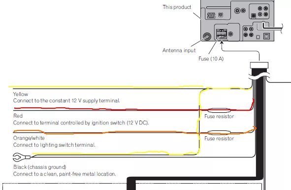 Распиновка avh AVH-P4000DVD Wiring conundrum Tacoma World